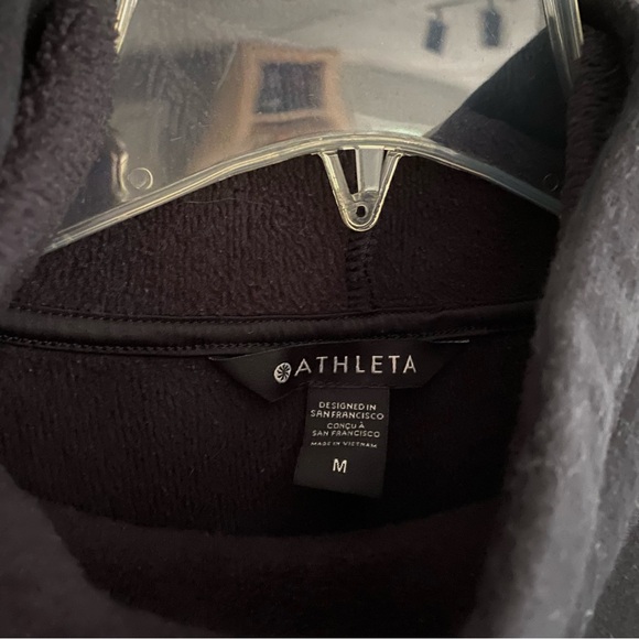 Athleta Black Turtleneck Sweatshirt - Picture 5 of 9